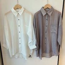 Fabric Jedi Sun Protection Factor 85 Bring your own cool feeling Genuine Silk Blend Shirt Style Sunscreen Women Summer