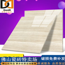 800x800 modern simple Athens wood grain floor tiles Living room anti-slip tile floor tiles New whole body marble