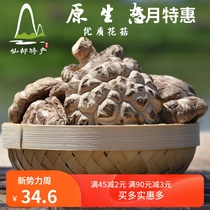 Flower mushroom Qingyuan mushroom dried edible fungus meat thick taste fragrant cut foot dry goods 250g quantity special product