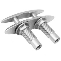 Ship mooring dock clean splint stainless steel double layer push-pull cable bolts Marine hardware bollard accessories
