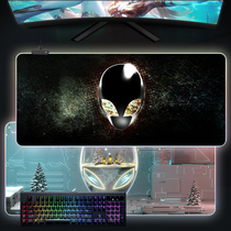 Alien RGB glow mouse pads super big game video keyboard pads computer wrist pad customization