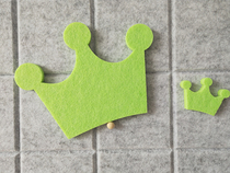 Zimu Crown Creative parent-child wind kindergarten works display board Cork board Photo wall Parent-child photo wall wall stickers