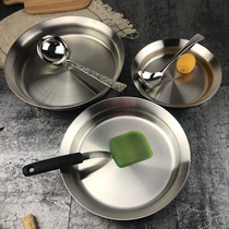 Recommended domineering heavy heavy three-layer induction cooker 18 10 stainless steel pickleback fish Basin hot dish Pan Pan Pan multi-purpose