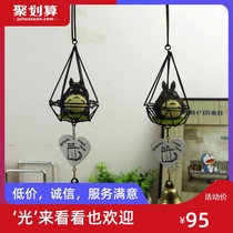 F222 chincho wrought iron cage wind chimes creative door decoration Japanese characteristics novelty gift crafts boutique pendants