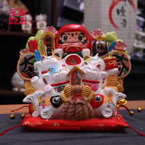Golden Shi Workshop Golden Shi Big Bear Handle Cat Big Fashion Store Open Gifts Household Living Room Savings Can