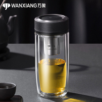 Vientiane V16L double insulated glass V17L office water Cup V65L transparent tea cup V66L