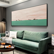 Nordic style decorative painting horizontal living room hanging painting sofa background wall atmospheric murals modern simple large wall painting
