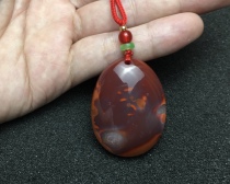 South red agate pendant naked stone jade pendant natural jade jewelry pendant that womens transfer bead pendant