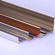 Ceramic tile angle edge edge strip corner line stainless steel right angle edge strip decorative line edging edge strip closure strip