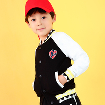 Boys  new jacket Childrens baby single-breasted stand-up collar baseball uniform outerwear girls spring and autumn cotton tops tide