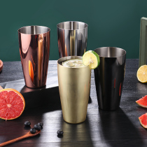 Thickened Stainless Steel Milkshake Cup Milkshake Machine With Stirring Steel Cup Stirring Cup Boston Hall Cup Snowk Cup Winemaker