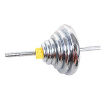 Foot heavy electroplating paint environmental protection barbell piece dumbbell piece rocker weight piece small hole piece weight weight lifting piece fitness