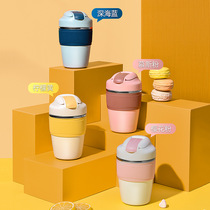 Men and women Office thermos cup coffee cup portable student 316 stainless steel minimalist ins trend car water Cup