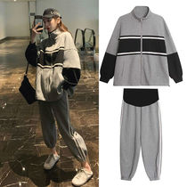 Maternity Fall suit 2022 new set out for spring and autumn sports fashion loose and leisure autumn guard suit girl