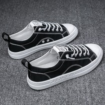 Mens shoes 2021 new mens canvas Korean version of the trend of all kinds of summer breathable board shoes casual cloth shoes student tide shoes