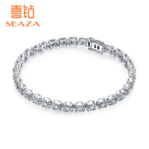 Xia Diamond Bracelet Womens 18K Gold Bracelet Womens Car Flower Display Diamond Fashion Jewelry Jewelry Hand Jewelry True Diamond Handstring New Product