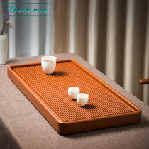 Touch Miss Germany 32 gold bagwood tea plate proto embryo Primords household kung fu tea set Tea Sea Square