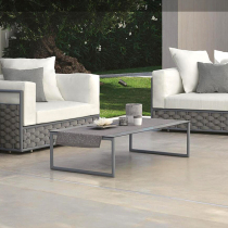 Outdoor Furniture Rattan Sofa Combined Living-room Table And Chairs Combined Nordic Outdoor Patio Balcony Casual Dining Chair Table