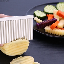 Potato Cut Wolf Tooth Cutter kitchen Potato Sliced 304 Multifunctional kitchen Stainless Steel Cut French Fries