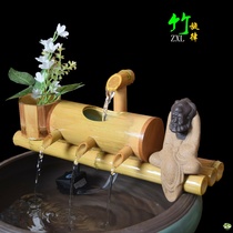 Fish farming circulating water system small submersible pump rockery running water fountain ceramic fish tank bonsai water ornaments