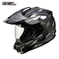 SOL motorcycle helmet Mens and womens cross-country helmet full composite composite road racing full helmet Professional rally helmet