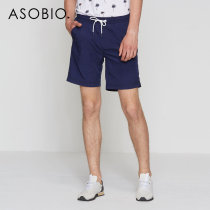 Asobio mens summer new products Mens casual shorts trend slim monochrome beach pants pants mens shorts