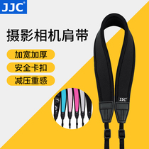 JJC Micro SLR camera strap suitable for Canon Sony Nikon Fuji camera hanging neck rope SLR oblique cross quick release decompression shoulder strap
