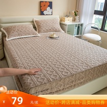 Mattress taffeta velvet thick winter warm one-piece dust-proof bedspread Simmons mattress cover protective cover sheet cover