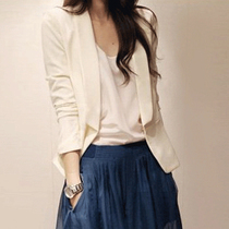 2021 autumn new casual small blazer female Korean waist slim slim plus size chic professional suit