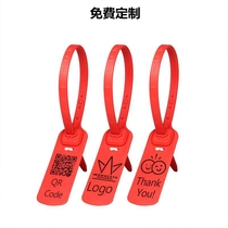 Disposable safety plastic seal Container steel wire label cable tie Oil tanker anti-theft lead sealing buckle