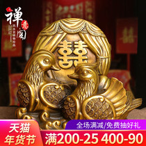 Zen Pavilion Pure Copper Mandarin Duck ornaments