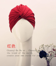 South Korea Korean version of the explosion-proof non-waterproof womens long hair ear protection and comfortable large pleated face repair v-shaped hot spring swimming cap