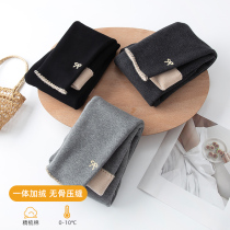 Girls add velvet and thicker underpants Korean version of children's pure cotton velvet high waist warm pants female baby winter pants