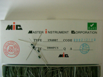 Diode 1N4007 IN4007 rectifier diode in-line DO-41 1A 1200V brand new