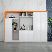 Minimalist Modern Baking Varnish Cabinet Information Cabinet Filing Cabinet Back Cabinet Office Furniture Owner Table Bookcase Landing Cabinet
