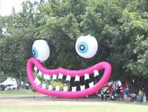 Inflatable eyeball mode customization Halloween Mode decorated personality singular landscape park layout