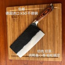 Foreign trade tail single Longquan kitchen knife Household chopper kitchen chef special bone and meat cutting dual-use ultra-fast sharp knife