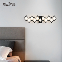 Wall lamp Nordic simple modern living room stair lamp creative designer style bedroom bedside background wall lighting