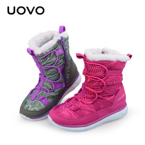 Foreign trade girls boots Winter new childrens warm snow boots lightweight and comfortable boots large cotton shoes