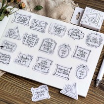 Offer Creative Boxed Handbook Sticker Alien Seal diy Decoration Sticker Material 5