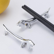 German popular tableware kitchen dining utensils 304 stainless steel dog chopstick rack bracket gift rack genuine