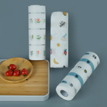 Douyin with lazy rag wet and dry kitchen Lai man hanging dish towel disposable linen household washable