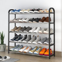 The shoe rack house is economical to put a small door to accommodate the artifact multi-layer dust-proof shoe cabinet dormitory