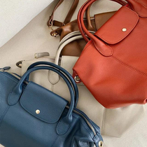 Multi-color new cowhide leather value dumpling bag womens shoulder messenger portable large-capacity commuter to work bag