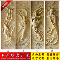 Amazon sandstone three-dimensional relief flying ABCD FRP imitation copper relief background wall sand sculpture decorative stone