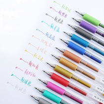 Dongmi high-gloss metal gel pen stationery Flash note Color gel pen for cute photo album for students 0 6
