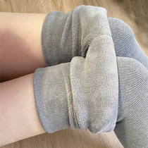 2000D plus velvet padded vertical leggings womens outer threaded pantyhose cotton pants autumn and winter warm thin leg socks