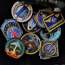 Personality embroidery Velcro armband outsourcing with stickers military fans tactical morale badge NASA space Chapter