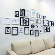 Photo printing plus 6 inch photo frame creative diy hand hanging wall sticker free hole 7 inch photo frame setting Table Piece living room wall 5