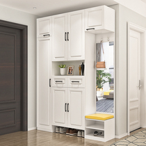 Modern minimalist shoe cabinet to top-hyun-close cabinet integrated living room door hall cabinet door large capacity partition cabinet custom-made